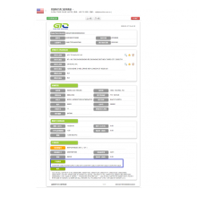 Dados de embarque US Import B / L para cabo de computador